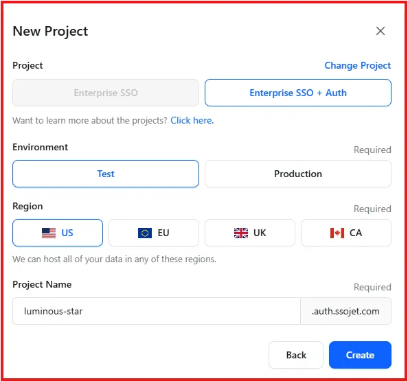 Project Creation Overview