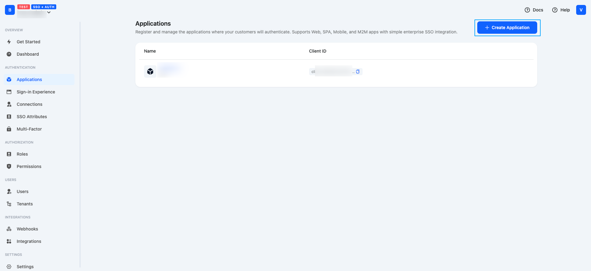 Step 3 - Create Application